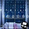 Moon & Star Shaped Decorative Christmas Lights