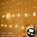 Moon & Star Shaped Decorative Christmas Lights