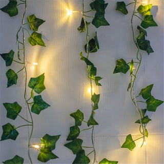 Green Leaf Fairy String Lights 2M