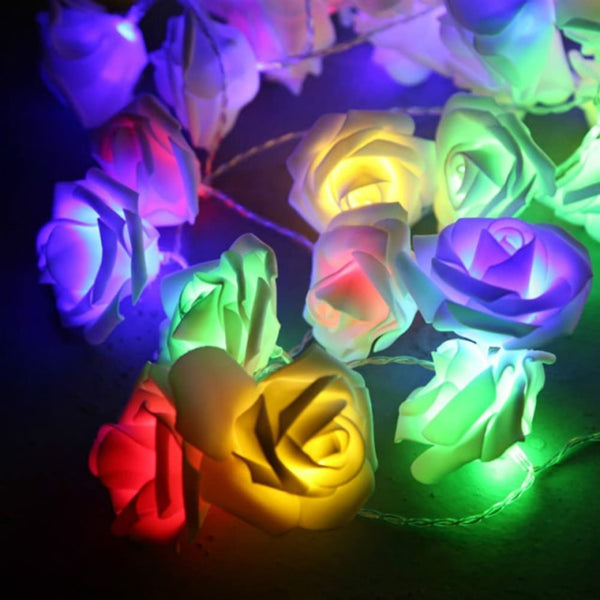 Rose Shaped Fairy Lights 3M