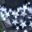 Solar Powered Star Shaped Fairy Twinkle Lights Set