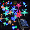 Solar Powered Star Shaped Fairy Twinkle Lights Set