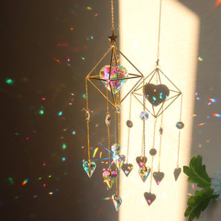 Decorative Multi-Color Pendant Crystallite Lamps